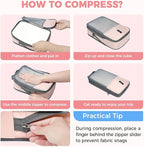 BAGAIL 6 Set/4 Set Lightweight Compression Packing Cubes - Image 5