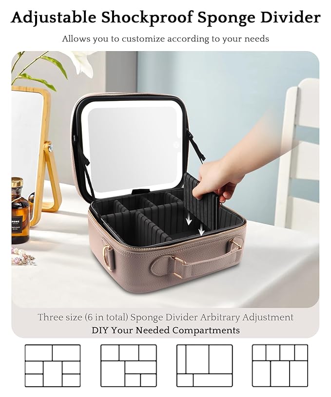 MOMIRA Travel Makeup Bag Cosmetic Bag - Image 6
