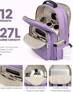 LOVEVOOK Laptop Backpack Purse for Women, Work Travel Computer Bags, College - Image 2