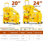 Kids' Lightweight Ride on Luggage - Image 3