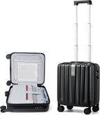 Hanke 16 Inch Underseat Carry on Suitcases by Hanke