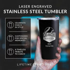 Lifetime Creations Custom Softball Coach Tumbler - Image 3