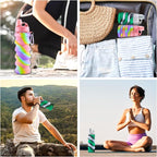 Collapsible Water Bottle for Adults, Reusable Silicone Foldable Water Bottles - Image 8