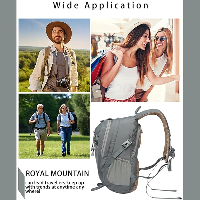 Hiking Backpack 30L Foldable Travel Daypack - Image 7