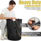 Laundry Backpack Bag 115L, Heavy Duty Laundry Bags - Image 5