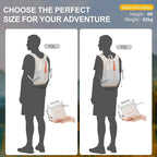 FIORETTO 15L Hiking Backpack for Women Men Mini Packable Backpack Lightweight - Image 5