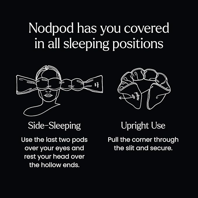Nodpod Gentle Pressure Sleep Mask | Patented Light Blocking Design - Image 5