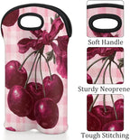 Neoprene Wine Tote, Bottle Carrier Gag Insulating Neoprene Thicker, Insulated - Image 3