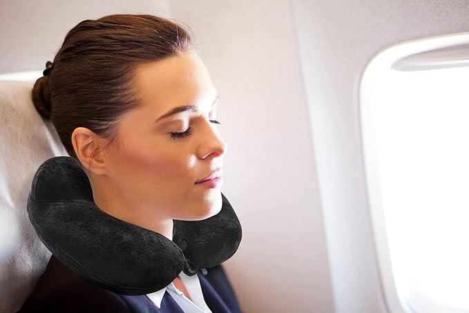 Inflatable Travel Neck Pillow: Extra-Soft, Cushion. - Image 4