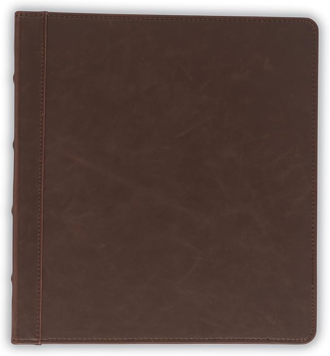 Samsill Vintage Leather Binder, 1.5 Inch Round Ring, Letter Size 8.5x11 - Image 4