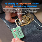 Forge Dual-Opening: Key or Combination Access Lock, TSA Approved Locks - Image 5