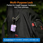 Forge TSA Approved Luggage Locks, Re-settable Combination - Image 5