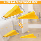 Frienda 4 Pcs Jumbo Door Stoppers Heavy Duty Door Stopper Tall up to 2inch Tall - Image 2