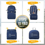 ZOMAKE Lightweight Packable Backpack 35L, Light Foldable Backpacks Water - Image 4