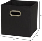 Household Essentials 80-1 Foldable Fabric Storage Bins | Set of 6 Cubby Cubes - Image 8