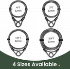 Titanker Bike Lock Cable, 12mm Thick Security Cable - Image 5