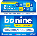 Bonine Non-Drowsy for Motion Sickness Relief, Sea Sickness, Car Sickness by Bonine