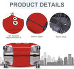 ANNA QUEEN Funny Cartoon Eyes Luggage Cover, Travel Suitcase Cover - Image 4