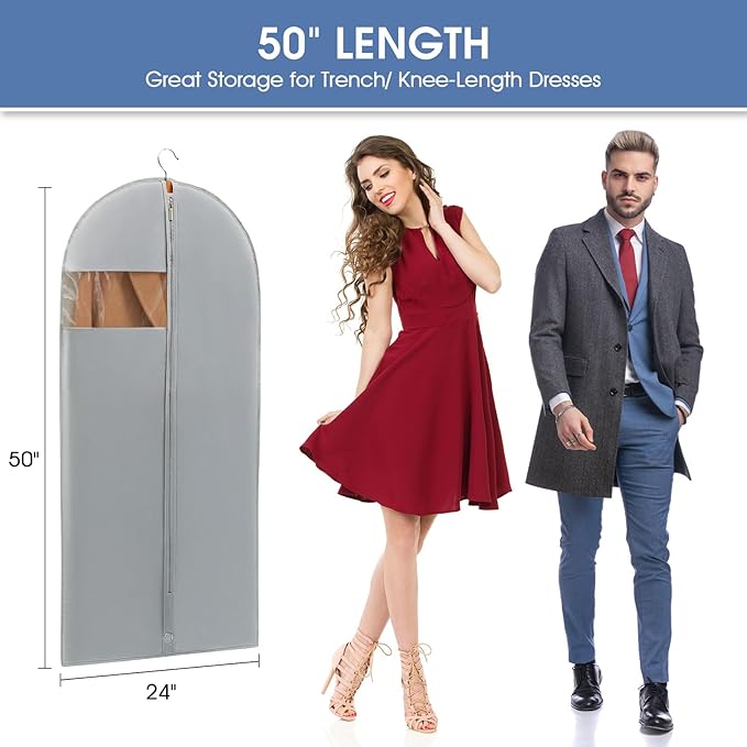 50" Garment Bag, Mens Suit Bags - Image 2