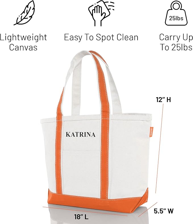CB STATION Medium Classic Canvas Tote Bag - Image 4