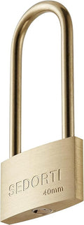 Weather Proof Lock, Solid Brass Padlock by SEDORTI
