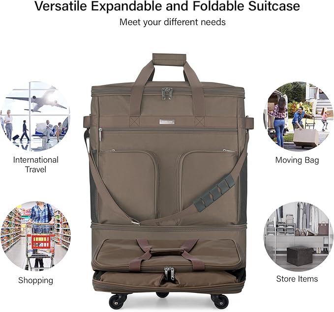 Hanke Expandable Collapsible Luggage - Image 4