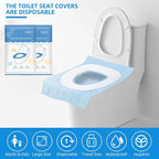 35 Pack Toilet Seat Covers Disposable 16x24 Inch XL Portable Toilet Liners - Image 3