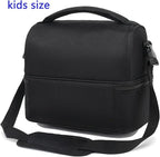 FlowFly Double Decker Cooler Insulated Lunch Bag Large Tote - Image 3
