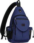 MOSISO Sling Backpack, Canvas Crossbody Hiking Daypack Bag by MOSISO