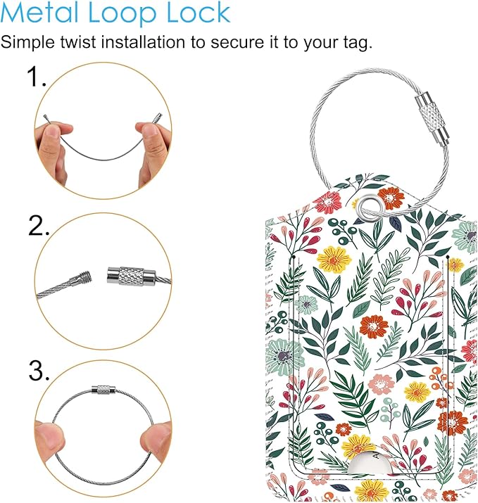 Fintie Luggage Tags, Privacy Cover ID Label - Image 3