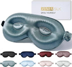 ZIMASILK Adjustable 22 Momme 100% Mulberry Silk Sleep Mask, 3D Contoured Cup by ZIMASILK