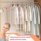 Garment Bags for Closet Storage Wedding Dress Garment Bag Clothes Bags for - Image 5