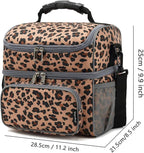 FlowFly Double Layer Cooler Insulated Lunch Bag Adult Lunch Box Large Tote Bag - Image 3
