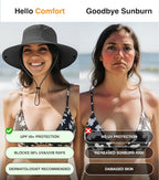 GearTOP Safari Sun Hat for Men and Sun Hats for Women UV Protection UPF 50+ - Image 2