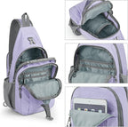 G4Free Sling Bag RFID Blocking Sling Backpack Crossbody Chest Bag Daypack - Image 5