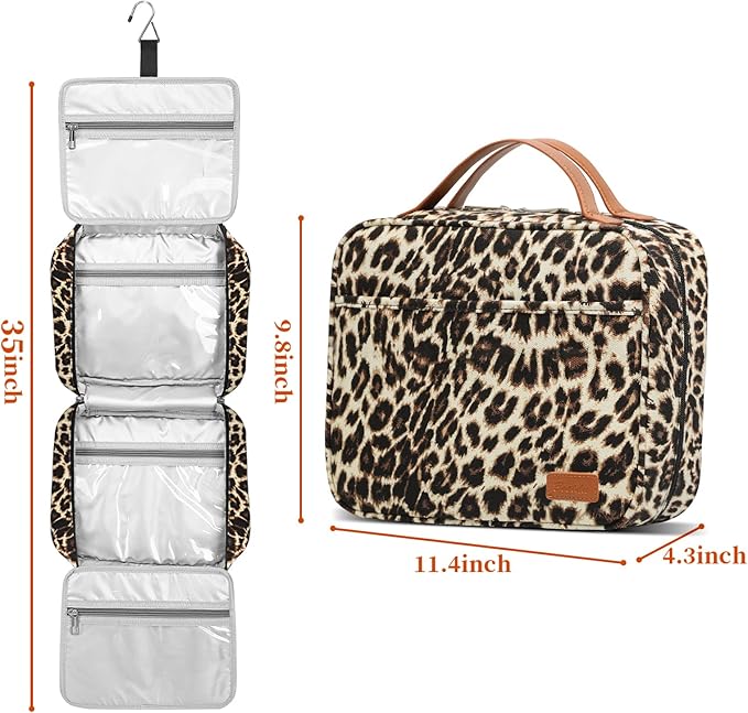 Hanging Travel Toiletry Bag, Large Capacity Cosmetic Travel Toiletry Organizer - Image 4
