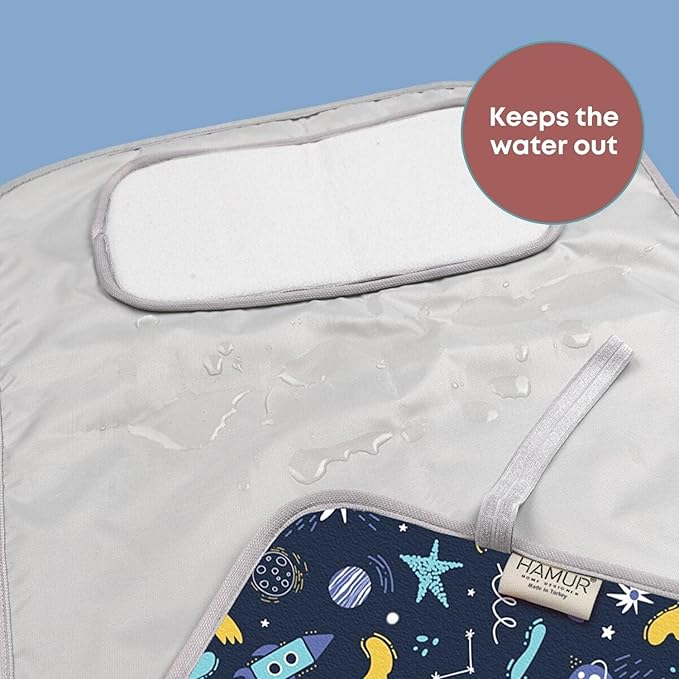 HAMUR HOME Portable Baby Changing Pad – Waterproof, Foldable & Lightweight - Image 6