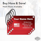 Personalized Metal Luggage Tags - Image 2