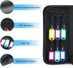 Portable Zippered Key Organizer, Fireproof & Waterproof Key Case - Image 5