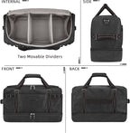 ZOMFELT Travel Duffle Bag for Men, Waterproof Canvas Overnight Duffel Bag - Image 7