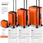 Hard Shell Luggage Sets with Spinner Wheels 4 Piece, Expandable Large Suitcases - Image 4