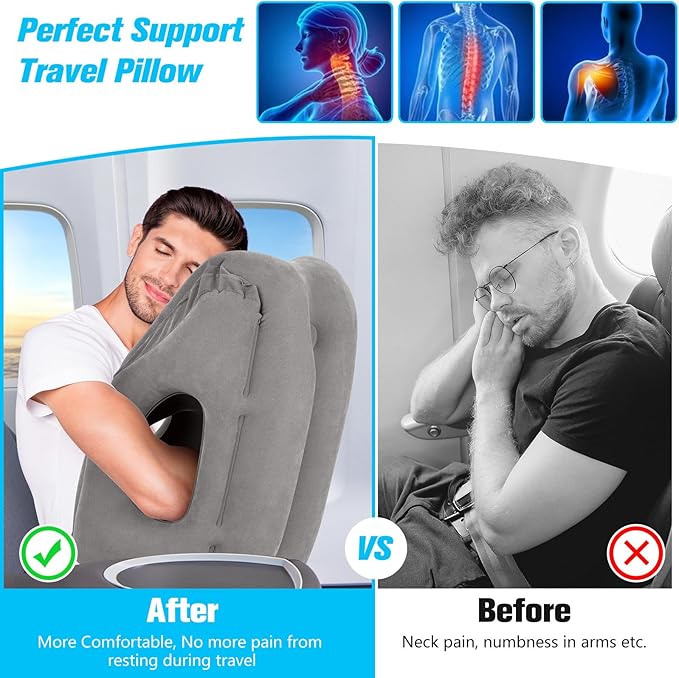 Rewondah Inflatable Travel Pillows - Image 2