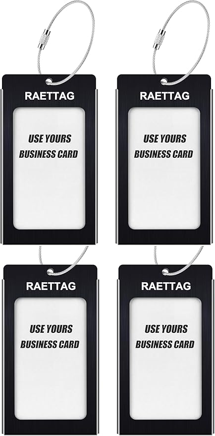 Luggage Tags Metal Suitcase Tags Travel Bag ID Identifier Luggage Tag - Image 2