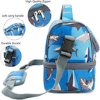 FlowFly Kids Double Decker Cooler Insulated Lunch Bag Large Tote - Image 4