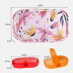 Serfeymi Weekly Travel Pill Organizer 2 Times A Day AM PM Upgraded Rainbow Pill - Image 2