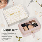 Prite Clear Makeup Bag Cosmetic Organizer Case Waterproof Travel Toiletry Bag - Image 6