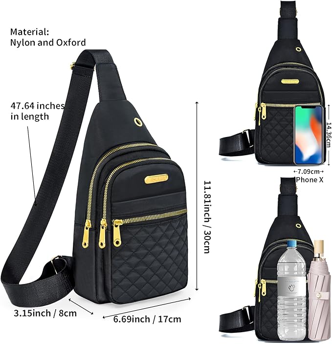 Small Sling Bag For Women Men Casual Crossbody Sling Backpack - Image 3