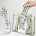 DEVICO Portable Utensils, Travel Reusable Silverware Flatware Set - Image 4