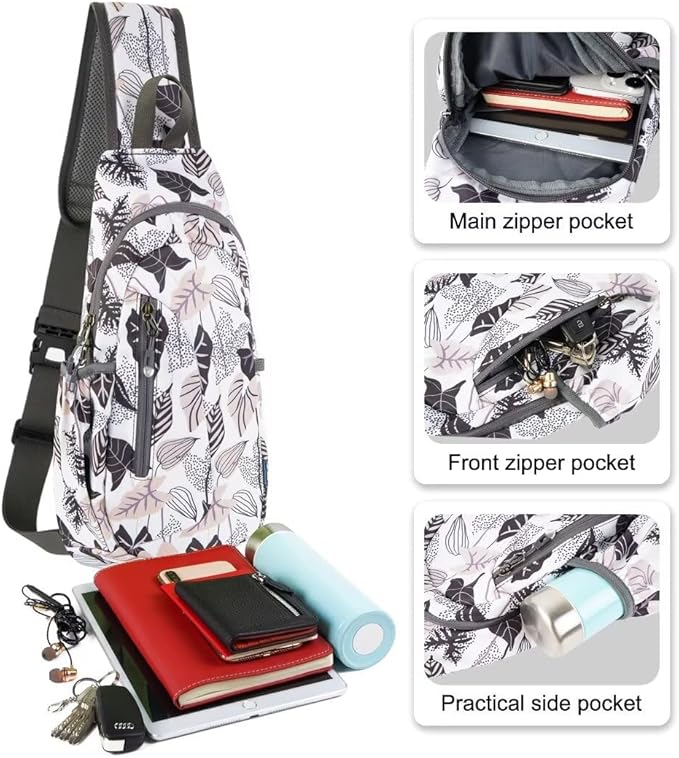 TITECOUGO Small Sling Bag, Lightweight Crossbody Backpack - Image 2