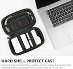Ginsco Hard Shell Protection Case Electronic Accessories Organizer Pouch - Image 3